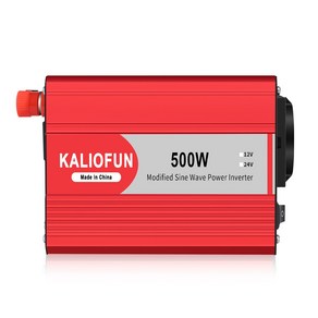 KALIOFUN 수정 사인파 인버터 한국형 플러그 60hz 220V KC 인증 용량 500W