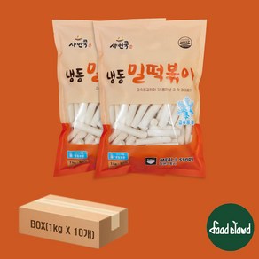 냉동밀떡볶이 1KG(주)밀앤스토리, 10개, 1kg