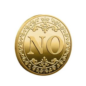 기념 주화 코인 예언 또는 불가 결정 고딕 양면 부조 도금 창의적인 해골 점술 수집품, [02] 2 side NO
