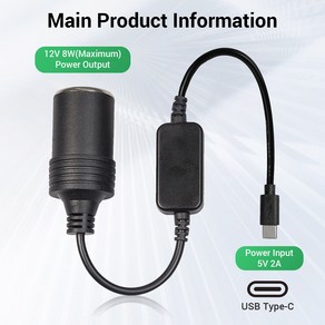 담배 라이터 소켓 USB 수-암 어댑터 변환기 자동차 전자 액세서리 5V 2A 12V, 01 A, 1개