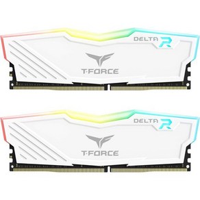 RAM 32GB DDR5 추천 해외 직구 TEAMGROUP TFORCE DELTA RGB DDR4 64GB 2x32GB 3200MHz PC425600 CL16 데스크탑 게이밍, 2개