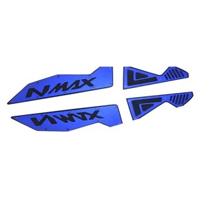 프로라이더스 17-20년 NMAX 튜닝발판 알루미늄 CNC 사이드발판 미끄럼방지, 블루, 1개