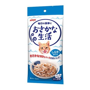 고양이 뼈튼튼 칼슘풍부 참치 치어 2개 시니어 캣사료, 180g