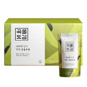 곡물도감 국산 무가당 말차 서리태 콩물두유, 15개, 180ml