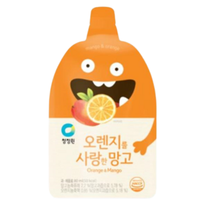 [얌얌마켓] 청정원 오렌지를 사랑한 망고 80ml 1개