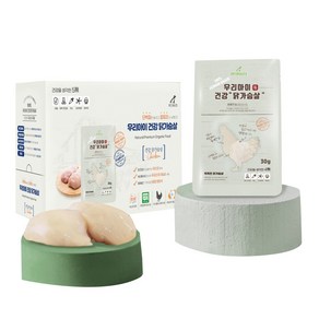 펫루트 반려동물 우리아이 건강 촉촉한 통 닭가슴살 20p, 30g, 20개