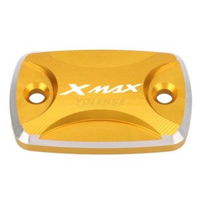 CNC 프론트 브레이크 오일 컵 캡 마스터 실린더 커버 YAMAHA XMAX 125 250 300 XMAX300 XMAX250 오토바이, 4) Gold1 PCS, 1개