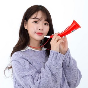 응원 휜나팔 소 파티용품 파티소품 응원용품 응원도구, 단품
