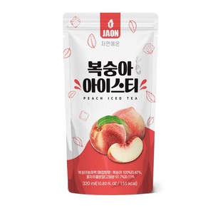 자연에온 복숭아 아이스티 320ml, 10개