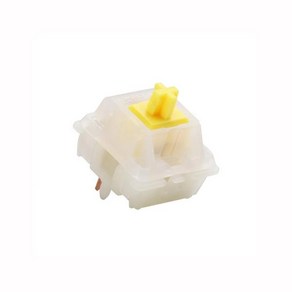 용품 Gateon milky po 스위치 yellow ed Linea Lubed Switch SMD RGB mx stem switch fo 기계식 키보 5pin, 01 10PCS, [01] Milky yellow po, 01 10PCS, 10개