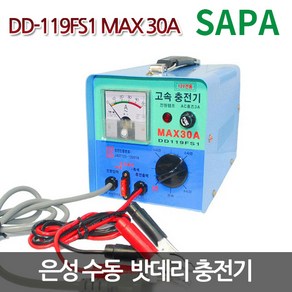 은성 수동 배터리 충전기 DD-119FS1 30A 12V전용 방전시 급속충전, 1개