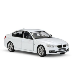 1 24 BMW F30 335i 화이트 다이캐스트 모델 자동차 박스, WHITE, 1개