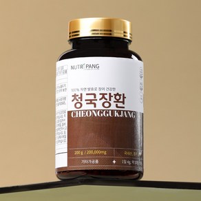 [유통기한 임박]뉴트리팡 국산 발효청국장 100% 청국장환 50일분 200g, 1개