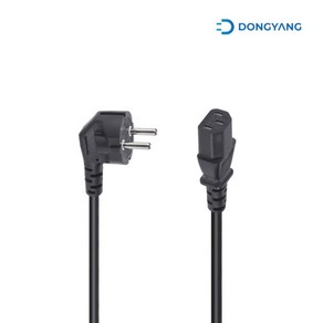 [동양전자] 국산 컴퓨터 파워 케이블 IEC-G7B [AC 250V/10A] [벌크/1.5M], 1개