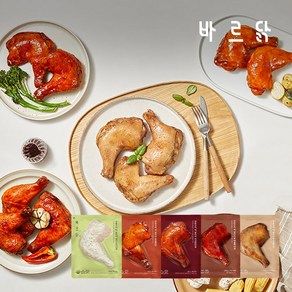 [바르닭] 오븐구이 빅 닭다리 3팩 5종 골라담기, 양념치킨3팩, 3개, 190g