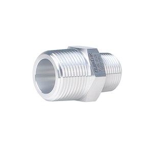 파이프 피팅 (Pipe Fitting) - Hex Reducing Nipple (HRN) 1/4 inch-1/8 inch NPT, 1개