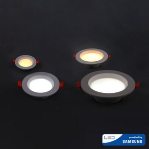 LED 다운라이트 할로겐 매입등 거실 욕실 천장 매립 무드등, LED 3인치 5W(타공:75~85mm), 노란불(3000K), 1개