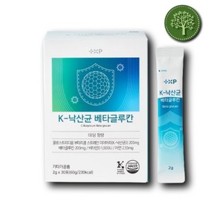 K 낙산균 베타글루칸 대장건강 유산균 장건강, 1개, 90정