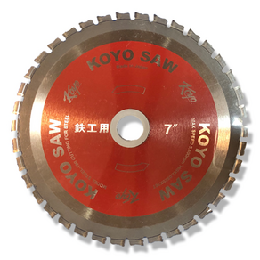 KOYO 철공용 180mm 내경 19mm 전기톱 원형톱 톱날 일제 팁쇼 팁쏘 코요, 1개