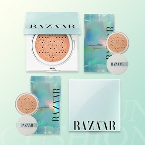 [하퍼스 바자] [BAZZAR] 하퍼스바자 선쿠션 본품 2개 + 리필 2개 ★일명 최/초/쿠/션★, 상세 설명 참조