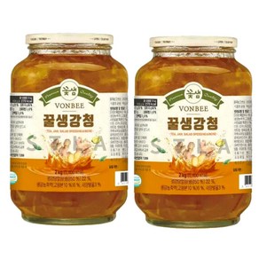 본비 생강청 2kg x 2병, 1개입, 2개