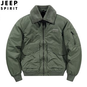 JEEP SPIRIT 지프 남성 캐주얼 가을겨울 퍼 칼라 탈부착자켓 항공점퍼 JP6816+사은품