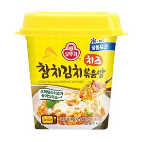 오뚜기 맛있는_참치 김치 치즈 볶음밥 (용기) 냉동 230G, 9개