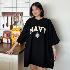 [4XL] 왕박시 NAVY 박스티 2colo