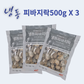[하나수산] 냉동피바지락 500g, 3개, 500g*3