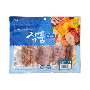 작품 강아지 대용량 간식 안심 오리스틱껌 300g, 1개