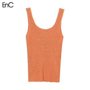 이엔씨 EnC 슬리브리스 니트 풀오버 (택가격: 69000원)