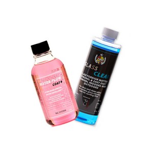 TAC시스템 워터플로우코트플러스 300ml + 글라스클리어 500ml 초간편 습식코팅제 유리세정제 퀵디테일러 고농축 원액, 1개