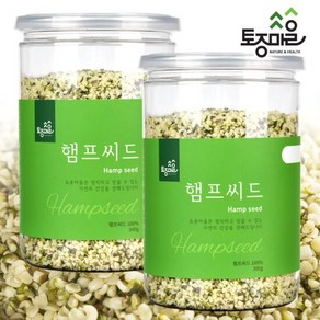 [토종마을]캐나다산 햄프 씨드 (대마씨)300g X 2통