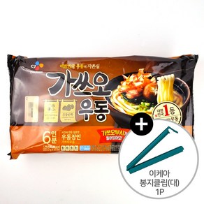 코스트코 CJ 가쓰오 우동 1399.8g (233.3g x 6인분) + 이케아 봉지클립(대) 1P 아이스박스 + 얼음팩 무료 추가금없음, 1.4kg, 1개