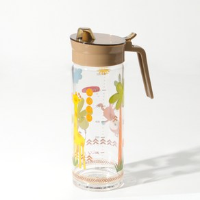 리빙스테이 유리 원터치 오일병, 700ml, 1개