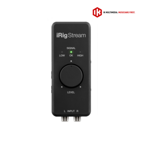 IK Multimedia iRig Stream 모바일 스트리밍 오디오 인터페이스 국내정품