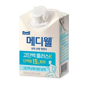 메디웰 고단백활력플러스 2박스 (200ml x 60팩) 균형영양식 환자영양식