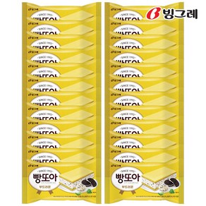 빙그레 아이스크림 빵또아 소프트, 180ml, 24개