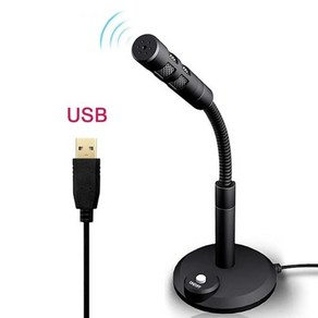 스튜디오 마이크 음성 스탠드 홀더 USB 데스크탑 PC용 미니 노트북 컴퓨터 3.5mm, 02 USB