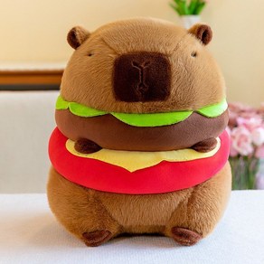카피바라 인형 대형 콧물 귀여운 30cm 40cm, 2. 햄버거  카피바라  30 cm, 1개