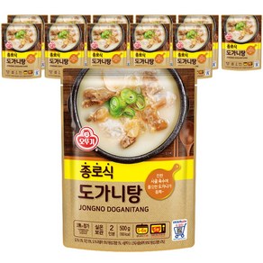 오뚜기 종로식도가니탕, 500g, 12개