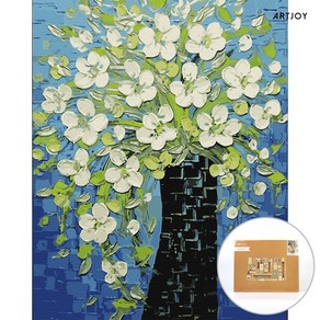 아트조이 DIY 명화그리기 (물감2배) 굴뚝 속 피어난 꽃 40X50cm, 1개