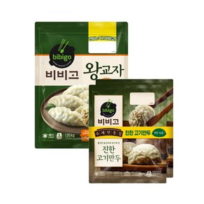 비비고 냉동 왕교자 1.05kg 1개+수제진한고기만두 400g 2번들 1개, 1개