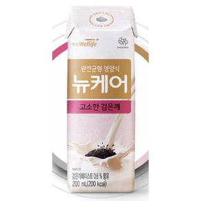 대상 WELLIFE 뉴케어 완전 균현 영양식 고소한 검은깨 분리대두단백 200ml 30팩, 30개