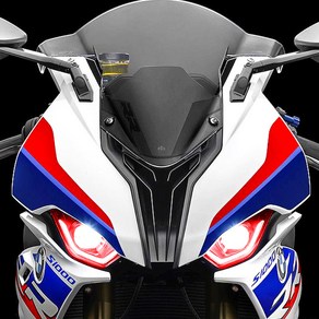 BMW S1000RR 헤드 라이트 필름 데칼 스티커, 2020~, 일반 레드, 1개