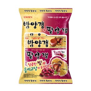 크라운 밤양갱+팥양갱 10번들 500g(50gx10개입), 500g, 1개