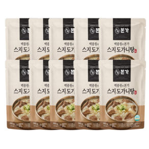 백종원의 본가 스지 도가니탕, 700g, 10개