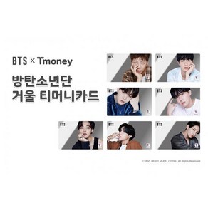 2021 방탄소년단 BTS 거울 미러 티머니 교통카드 (한정판), RM