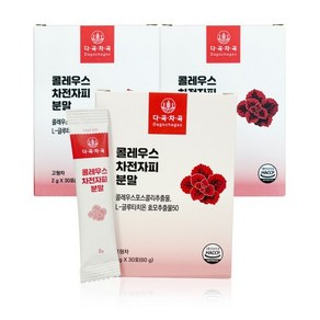 다곡차곡 콜레우스 차전자피 분말 30포 X 3박스 건강 선물 가루, 60g, 90개