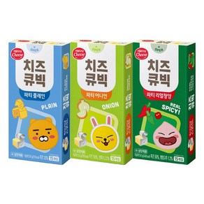 서울우유 치즈큐빅 파티 *3종 / 맛선택, 01. 플레인*어니언*리얼청양 각1개씩, 87g, 1개